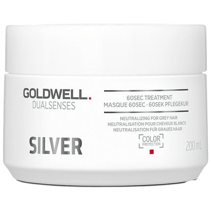Goldwell Silver 60Sec Treatment 500Ml Mask For Blonde And Gray Hair