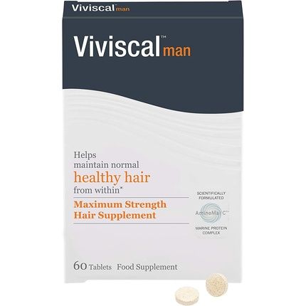 Viviscal Hair Supplements For Men 60 Tablets - Pack Of 1 Month Supply