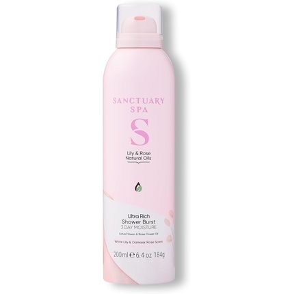 Sanctuary Spa Lily And Rose Natural Oils Ultra Rich Shower Burst