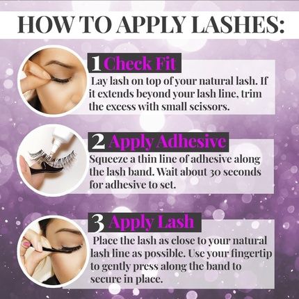 Ardell Glamour Variety Pack 4 Pairs Of Authentic Eyelashes In 4 Different Styles - Reusable Ultra-Light Artificial Eyelashes - Image 3