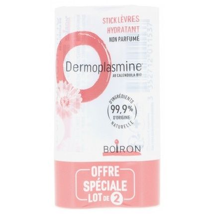 Boiron Dermoplasmin Calendula Lipstick 2 X 4G Set - Pack Of 2