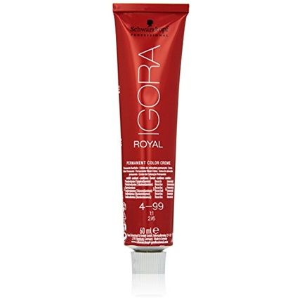 Schwarzkopf Professional Igora Royal Hair Colour Shade 4-99 Medium Brown Violet Extra 60 Ml