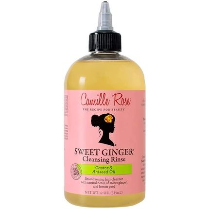 Camille Rose Sweet Ginger Cleansing Rinse 355Ml With Castor Oil