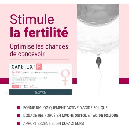 Densmore Gametix F Female Fertility And Pregnancy Food Supplement - Image 3