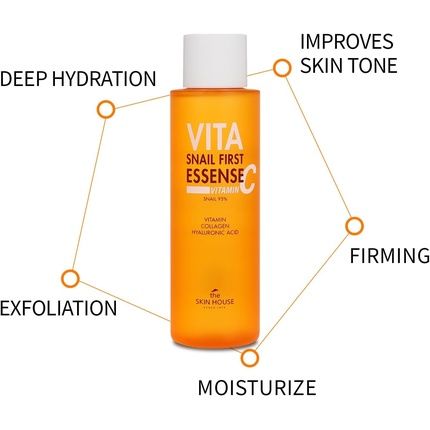 The Skin House Vita Snail First Essence Toner 150Ml 5.07 Fl.Oz