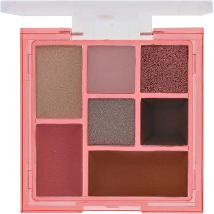 Sunkissed Fresh Desire Eyeshadow Palette 7 Shades Soft Mattes And Shimmers Face And Eyes