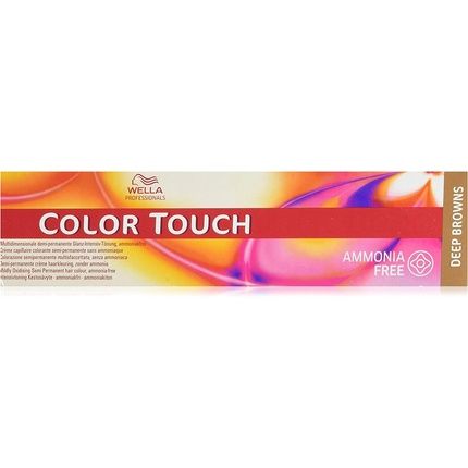 Wella Colour Touch Demi-Permanent Hair Colour No. 4/77 Medium Brown Intensive 60Ml