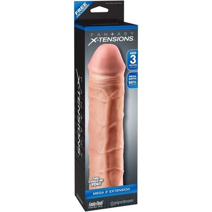 Fantasy X-Tensions Fx Mega 3 Inch Penis Extension Purple