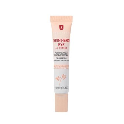 Erborian Skin Hero Eye Non-Tinted Eye Perfector 7 أيام مضاد للتعب والهالات السوداء علاج مجدد خفيف الوزن للعناية بالبشرة الكورية 10 مل
