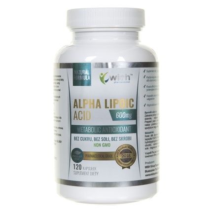 Wish Pharmaceutical Alpha Lipoic Acid (Ala) 600Mg 120 Capsules