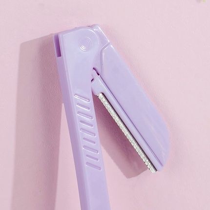 Brushworks Precision Eyebrow Razor Pastel - Image 3