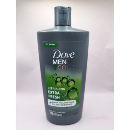Dove Men +Care Extra Fresh Body Face & Hair Wash 700Ml - Image 4