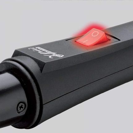 Gammapiu' Professional Curling Iron With Ceramic Tourmaline, Wide And Narrow Waves, Long Wavy Effect, Electrostatic Reduction, Style, Curls, Italian Plug 19Mm - Pack Of 40