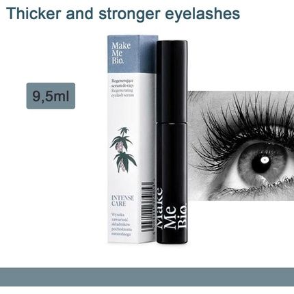 Make Me Bio Regenerating Eyelashes And Eyebrows Growth Enhancing Serum With Silicon Brush 9.5Ml - Image 3