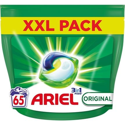 Ariel 3In1 Pods Liquid Laundry Detergent 65 Washes Original