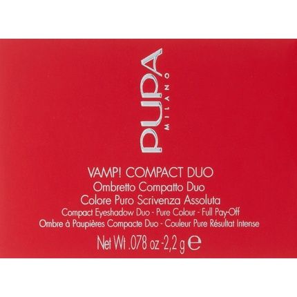 Pupa  Vamp Compact Duo 009 Silver Stone Eyeshadow