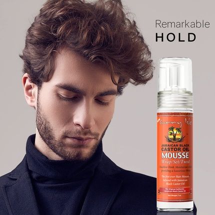 Sunny Isle Jamaican Black Castor Oil Mousse Wrap Set Twist 7Oz - Excellent Hold And Luxurious Shine - Image 3