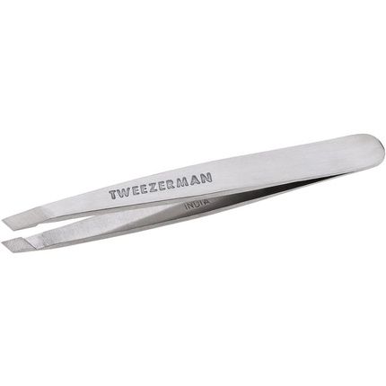 Tweezerman Mini Stainless Steel Slant Tweezer With Pouch