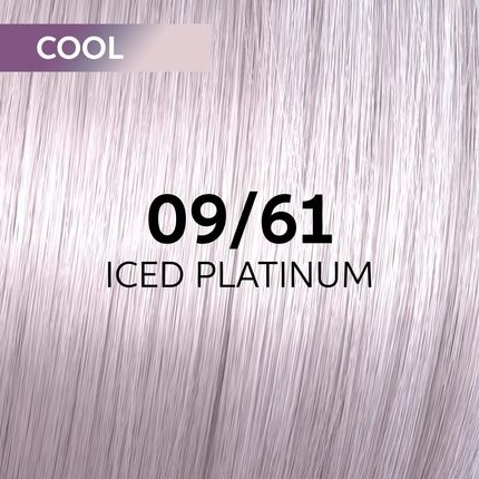 Wella Shinefinity Iced Platinum 09/61 Very Light Ash Violet Blonde 60Ml Semi-Permanent Color - Image 3