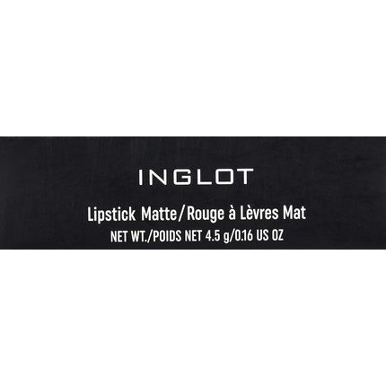 Inglot Matte Lipstick Enriched With Vitamin E, Avocado And Macadamia Oil Formula 4.5G 446
