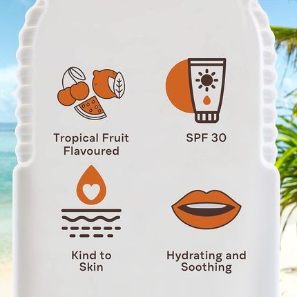Malibu Sun Spf 30 Lip Balm Sunscreen Watermelon Mint And Vanilla 3X5G 12G - Image 3