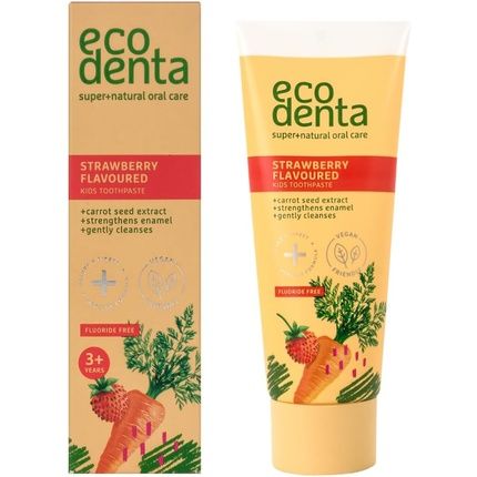 Ecodenta Kids Toothpaste Wild Strawberry Flavored Children'S Toothpaste 75Ml