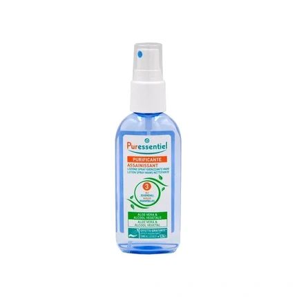 Puressentiel Purifying Hand Spray Lotion 80 Ml With Aloe Vera And 3 Essential Oils