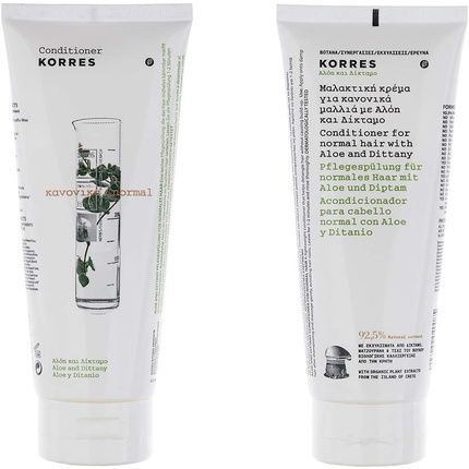 Korres Aloe And Dittany Conditioner For Normal Hair 200Ml