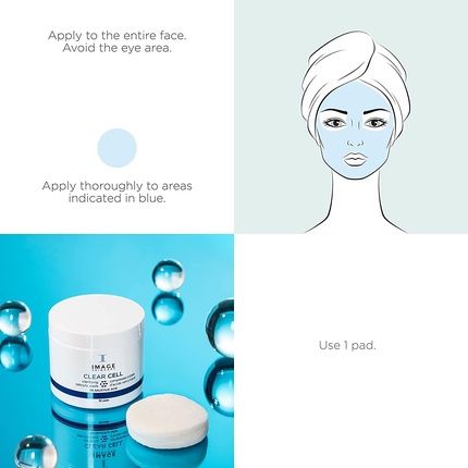 Image Skincare Clear Cell Clarifying Salicylic Pads 60 Pads - Image 3
