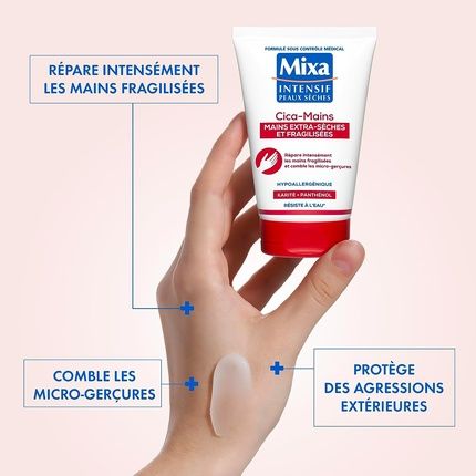 Mixa Cica Intense Hand Cream - Pack Of 3