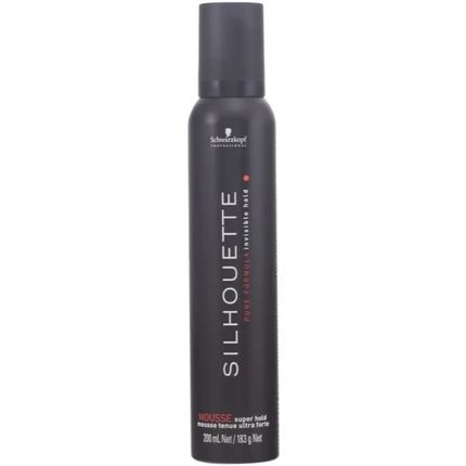 Schwarzkopf Professional Silhouette Super Hold Mousse 200Ml Hair Thickener With Strong Hold - Image 3