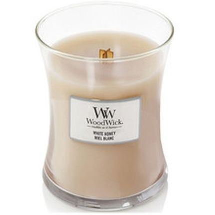 Woodwick White Honey Vase Scented Candle