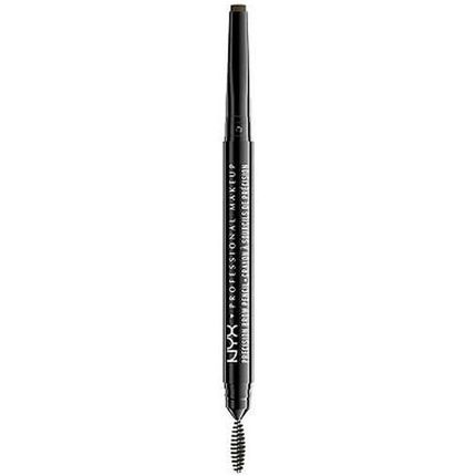 Nyx Professional Makeup Precision Brow Pencil Dual Ended With Flat Tip Pencil And Spoolie Brush Vegan Formula Shade Espresso 05