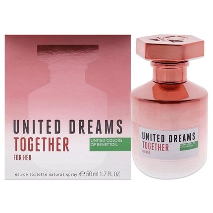 United Colors Of Benetton United Dreams Together Women Edt Spray 1.7 Oz