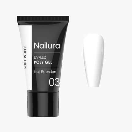 Nailura Poly Gel 3 Soft White 30 Ml