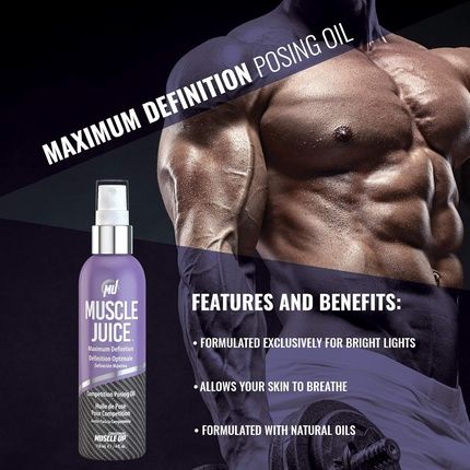 Protan Muscle Juice Maximum Definition Competition Posing Oil 0.118 - Image 3