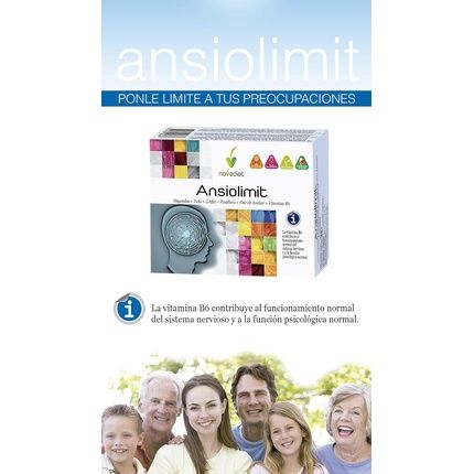 Novadiet Ansiolimit Capsules With Vitamin B6, Magnolia, Tulsi, Gaba