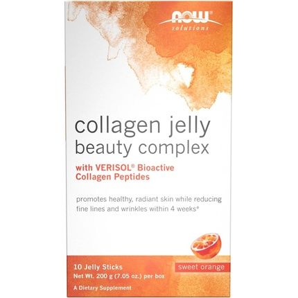Now Foods Collagen Jelly Beauty Complex Sweet Orange 10 Jelly Sticks