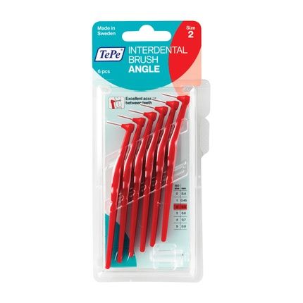 Tepe Angle Interdental Brush Red 05 Mm 6 Pieces