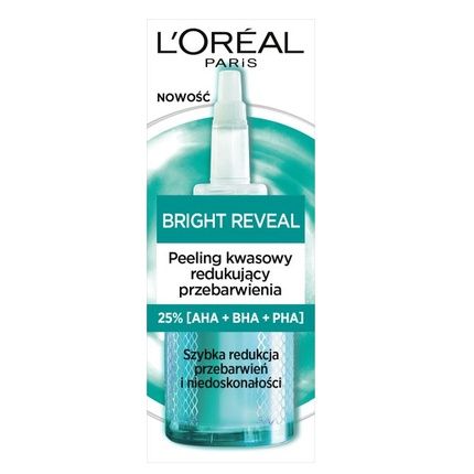 L'Oreal Bright Reveal Peeling Acid Reducing Discoloration 25Ml