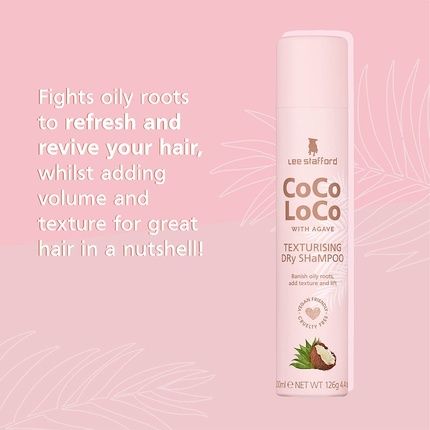 Lee Stafford Coco Loco & Agave Dry Shampoo 200Ml