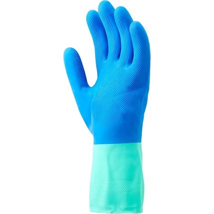 Spontex Mapa Triple Layer Ext Large Gloves Blue And Turquoise Xl - Image 3