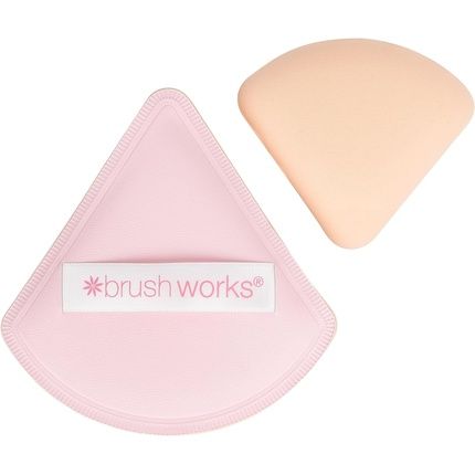 Brushworks Triangular Pillow Puff Duo