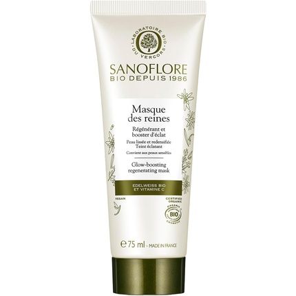 Sanoflore Masque Des Reines Glow Boosting Regenerating Mask Organic 75Ml