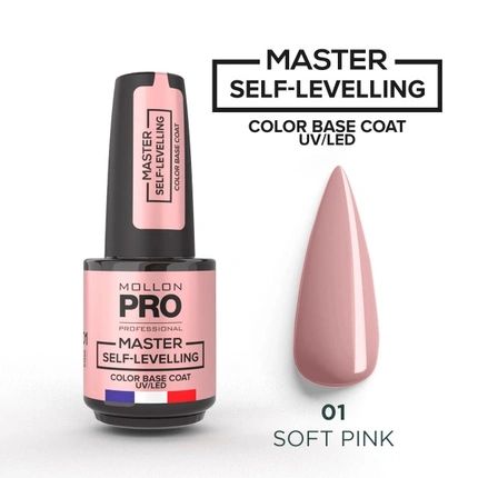 Mollon Pro Mol Master Base Self Levelling Number 01 Soft Pink