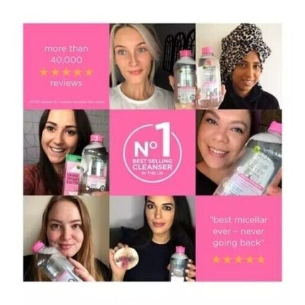 Garnier Skin Active Micellar Cleansing Water 100Ml Makeup Remover For Sensitive Skin - Image 3