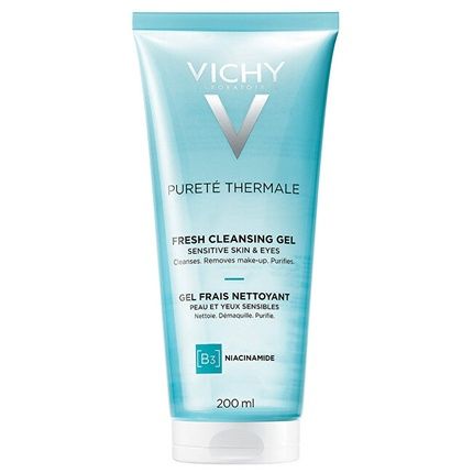 Vichy Purete Thermale One Step Fresh Cleansing Gel For Sensitive Skin And Eyes