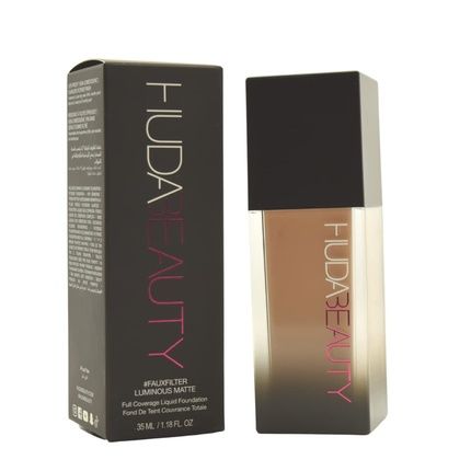 Huda Beauty #Fauxfilter Luminous Matte Foundation 200B Shortbread Light With Beigey-Pink Undertone