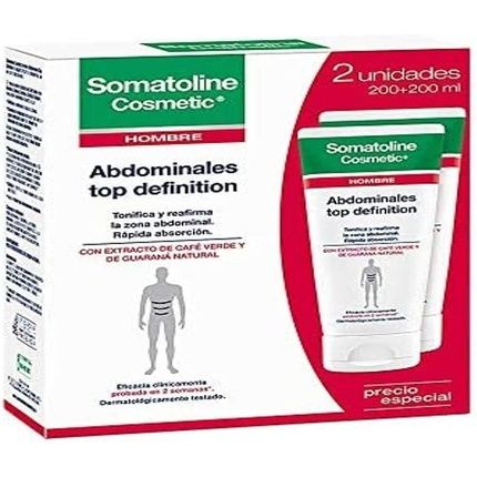 Somatoline Men'S Abdominal Treatment Top Definition Sport Cool 400Ml - Pack Of 2