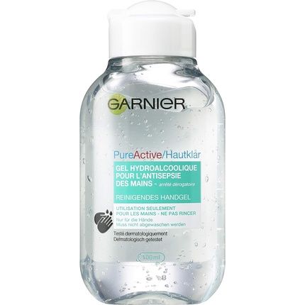 Garnier Pureactive Skin Clear Cleansing Hand Gel With Antibacterial Alcohol And Vegetable Glycerine 100Ml